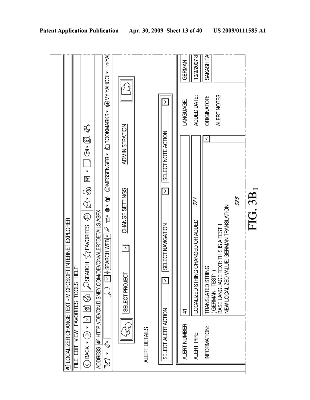 SYSTEM AND METHOD OF LOCALIZING ASSETS USING TEXT SUBSTITUTIONS - diagram, schematic, and image 14