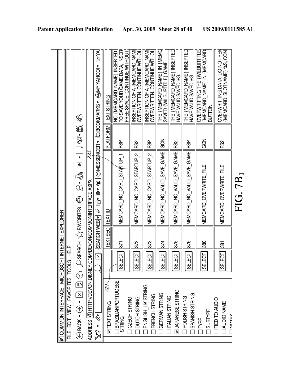 SYSTEM AND METHOD OF LOCALIZING ASSETS USING TEXT SUBSTITUTIONS - diagram, schematic, and image 29