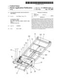 Integrated folding mechanism of a treadmill diagram and image