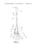 Integrated folding mechanism of a treadmill diagram and image