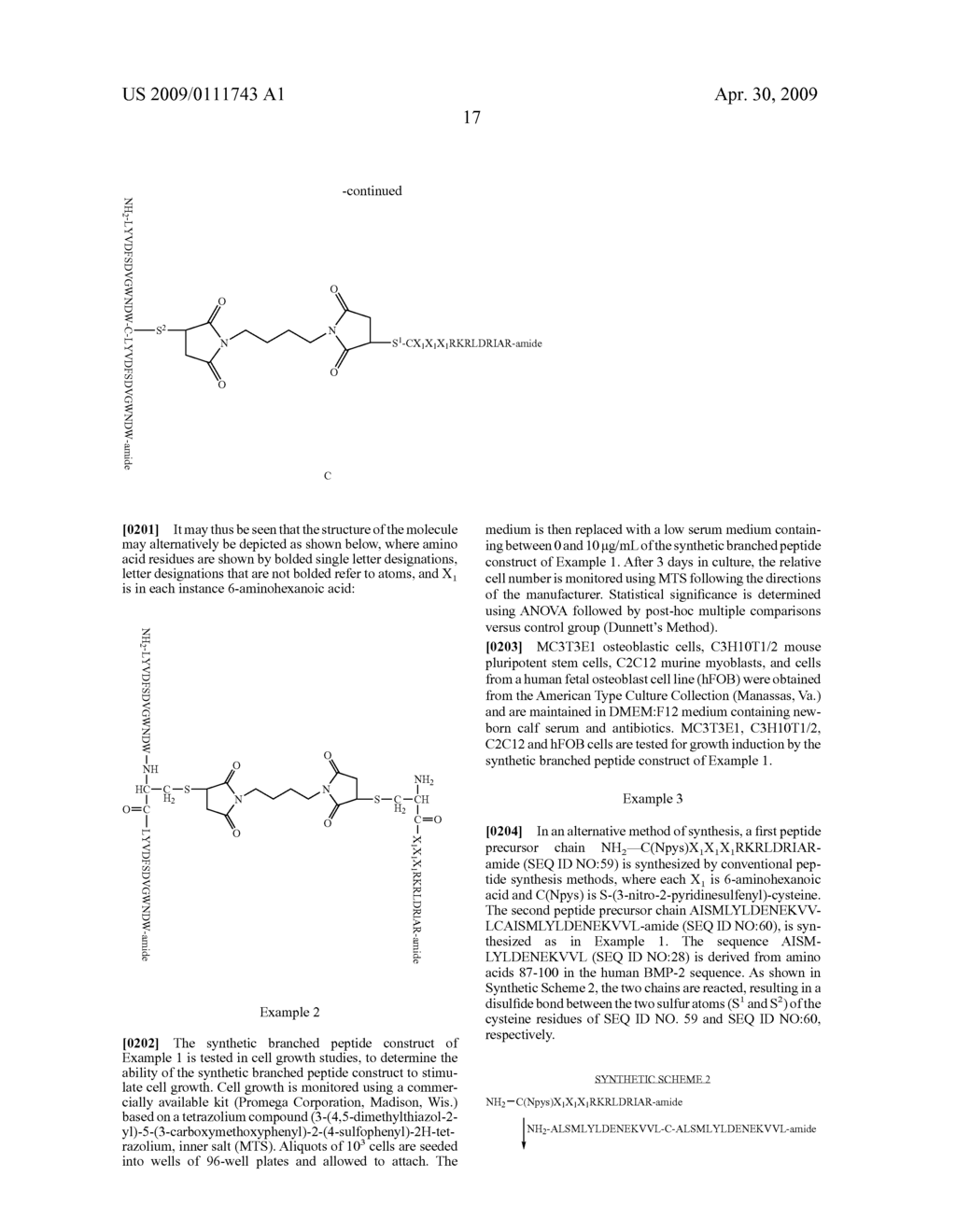 Cysteine-branched heparin-binding growth factor analogs - diagram, schematic, and image 18