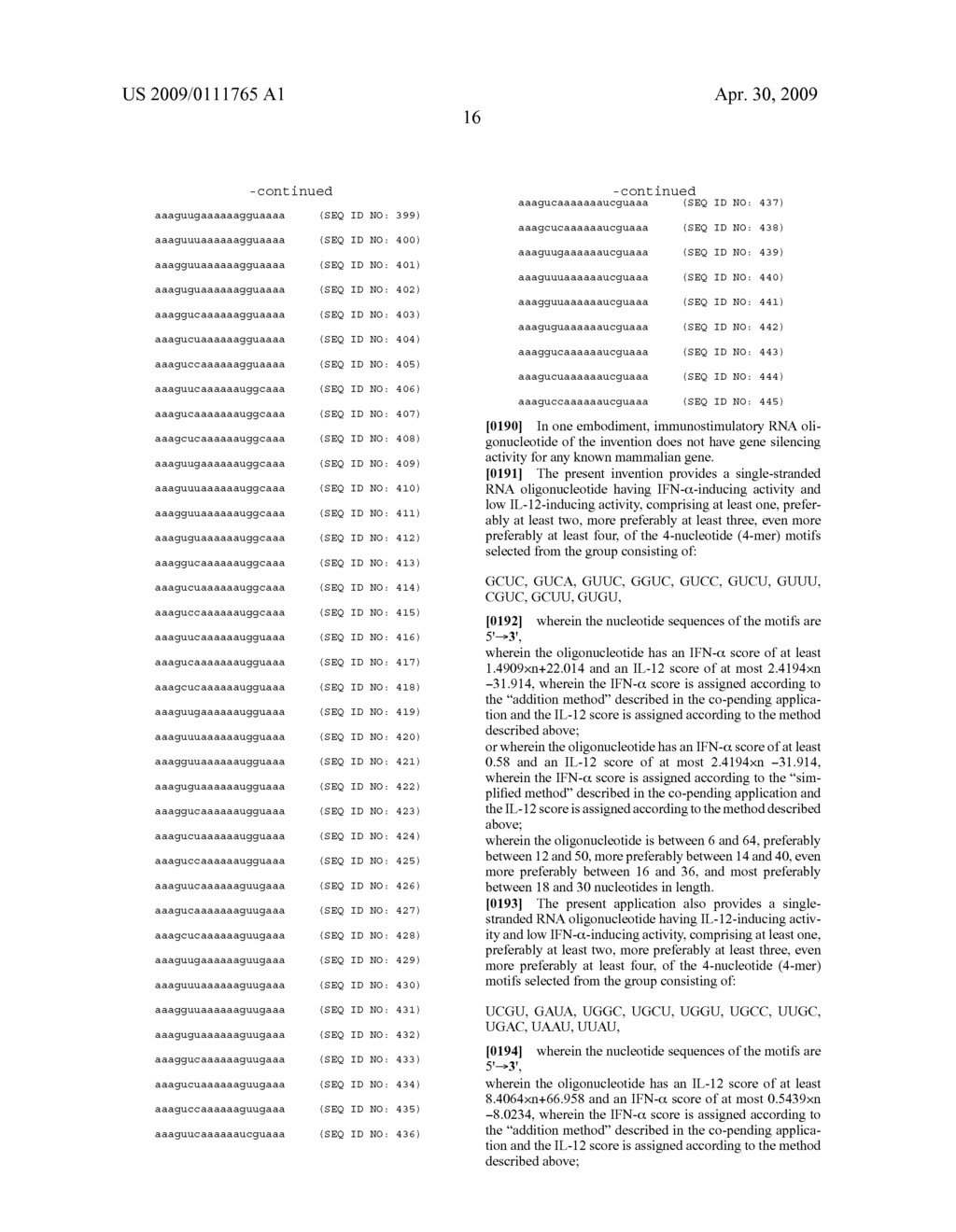 COMPOSITIONS AND METHODS FOR IMMUNOSTIMULATORY RNA OLIGONUCLEOTIDES - diagram, schematic, and image 58