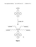 Molecular transporter compositions comprising dendrimeric oligoguanidine with a tri-functional core that facilitates delivery into cells in vivo diagram and image