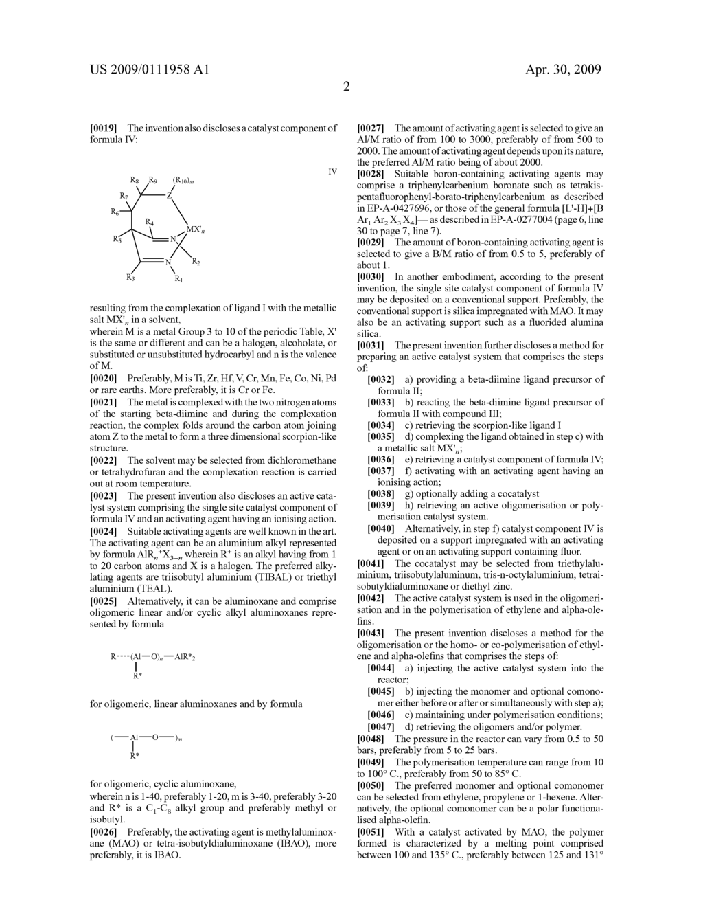 SINGLE CATALYST SYSTEMS HAVING A SCORPION-LIKE STRUCTURE - diagram, schematic, and image 05