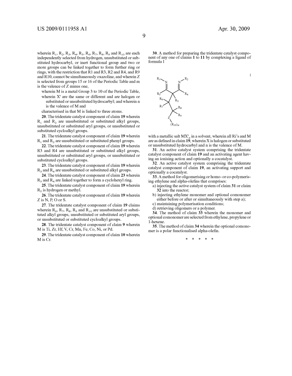 SINGLE CATALYST SYSTEMS HAVING A SCORPION-LIKE STRUCTURE - diagram, schematic, and image 12