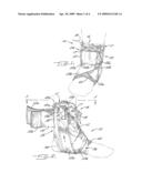 ANKLE STABILIZING APPARATUS HAVING A DYNAMIC CUFF AND STABILIZING STRAP SYSTEM diagram and image