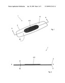 ADHESIVE BANDAGE AND A PROCESS FOR MANUFACTURING AN ADHESIVE BANDAGE diagram and image