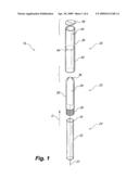 Tampon applicator assembly diagram and image