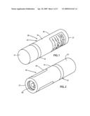 Fluid delivery device with variable force spring diagram and image