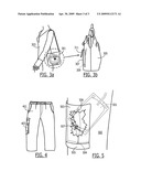 Urine bag pocket diagram and image