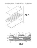 ABSORBENT ARTICLE INCLUDING AN ABSORBENT LAYER HAVING A PLURALITY OF SPACED BEAM ELEMENTS diagram and image