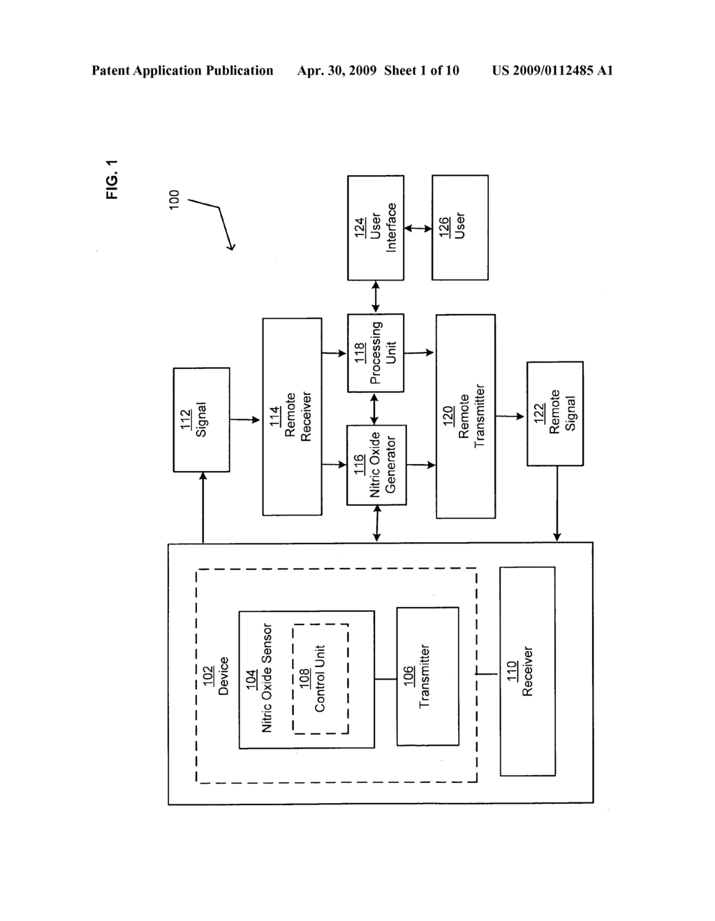 Nitric oxide sensors and systems - diagram, schematic, and image 02