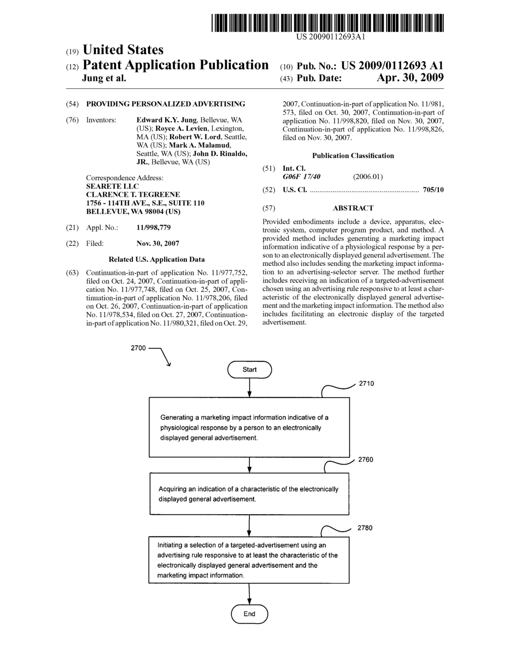 Providing personalized advertising - diagram, schematic, and image 01