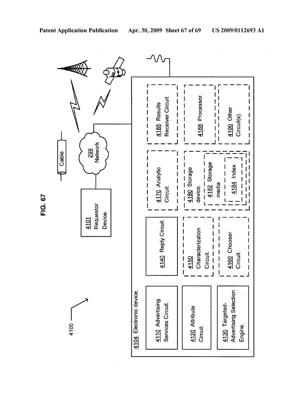 Providing personalized advertising - diagram, schematic, and image 68