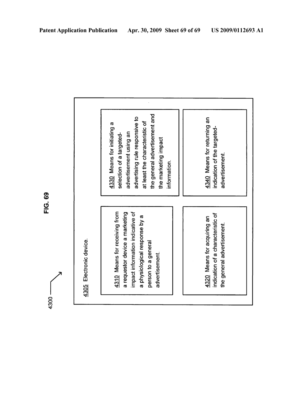 Providing personalized advertising - diagram, schematic, and image 70