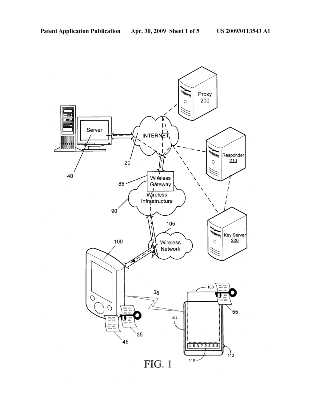 AUTHENTICATION CERTIFICATE MANAGEMENT FOR ACCESS TO A WIRELESS COMMUNICATION DEVICE - diagram, schematic, and image 02