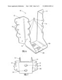 ADJUSTABLE JOIST HANGER diagram and image