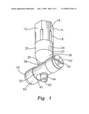 Outboard motor lower-unit lock diagram and image