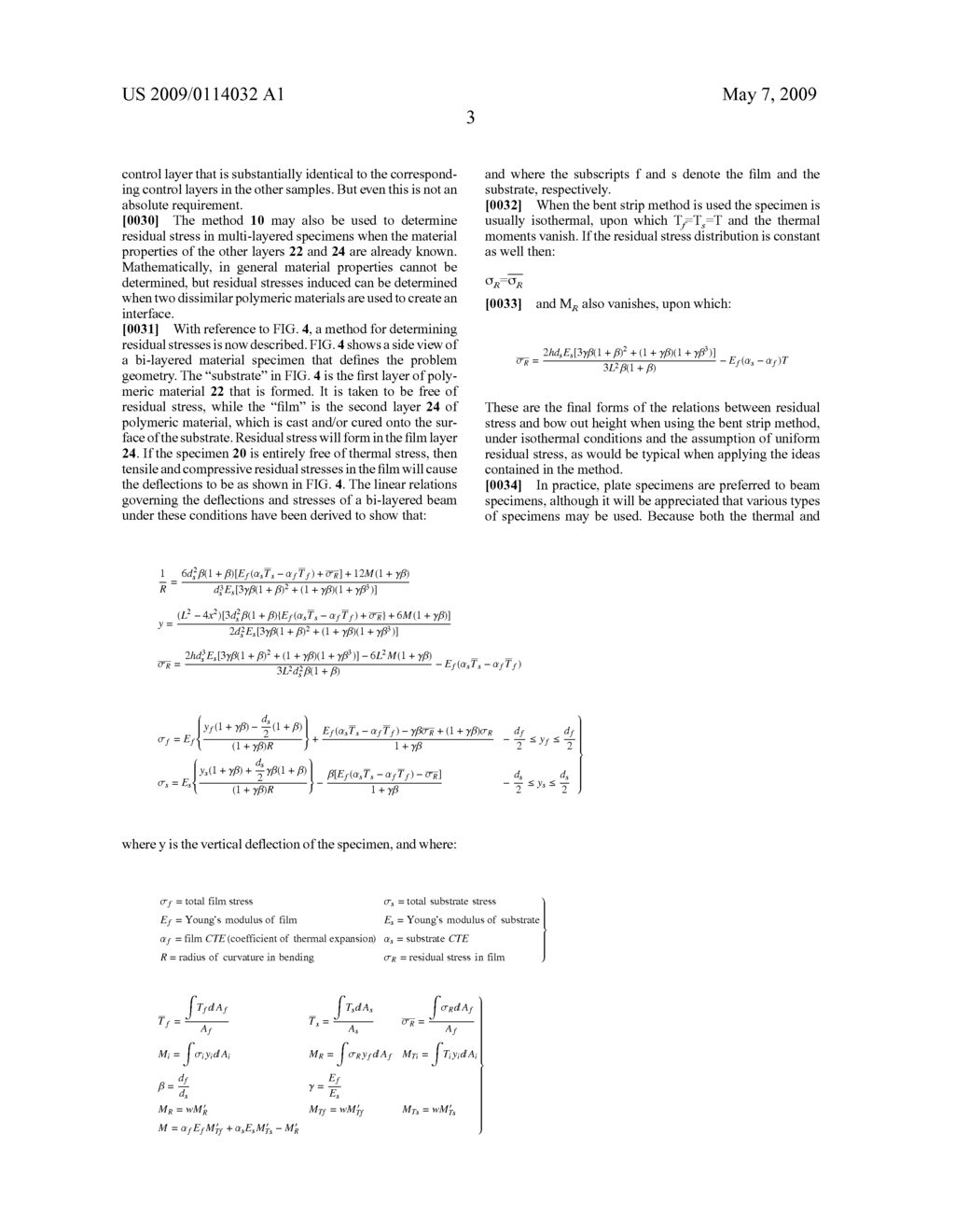 METHOD OF EVALUATING MATERIALS USING CURVATURE - diagram, schematic, and image 06