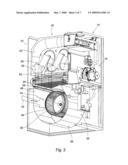 High Efficiency Furnace Having a Blower Housing with an Enlarged Air Outlet Opening diagram and image