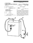 Ostomy bag cleaning device diagram and image