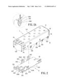 Connector housing for a small and portable transmitting-receiving module diagram and image