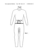 Remote control operated heater for water sports garments diagram and image