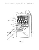 Motion sensor with led alignment aid diagram and image