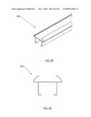 POST AND RAILING ASSEMBLY WITH SUPPORT BRACKET COVERS diagram and image