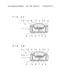 RESIN-SEALED LIGHT EMITTING DEVICE AND ITS MANUFACTURING METHOD diagram and image