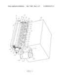 PRINTER HAVING SHEET DISPLACEMENT NOZZLES diagram and image