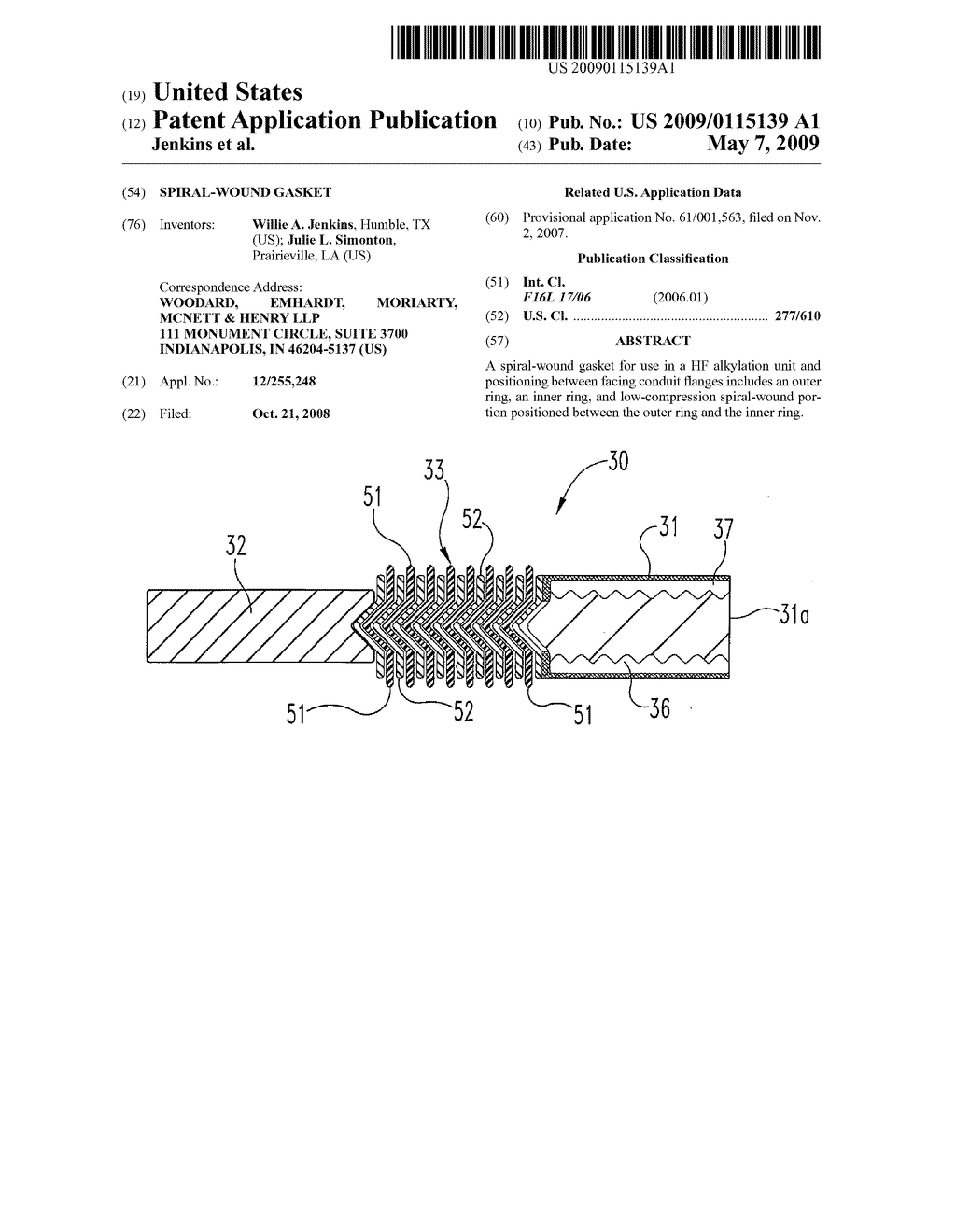 SPIRAL-WOUND GASKET - diagram, schematic, and image 01