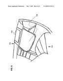 Automobile sunshade for front passenger diagram and image