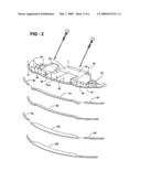 ADJUSTABLE AERODYNAMIC SPLITTER diagram and image