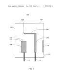 Pixel element for field emission display diagram and image