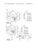 METHOD AND SYSTEM FOR ELIMINATING DC BIAS ON ELECTROLYTIC CAPACITORS AND SHUTDOWN DETECTING CIRCUIT FOR CURRENT FED BALLAST diagram and image