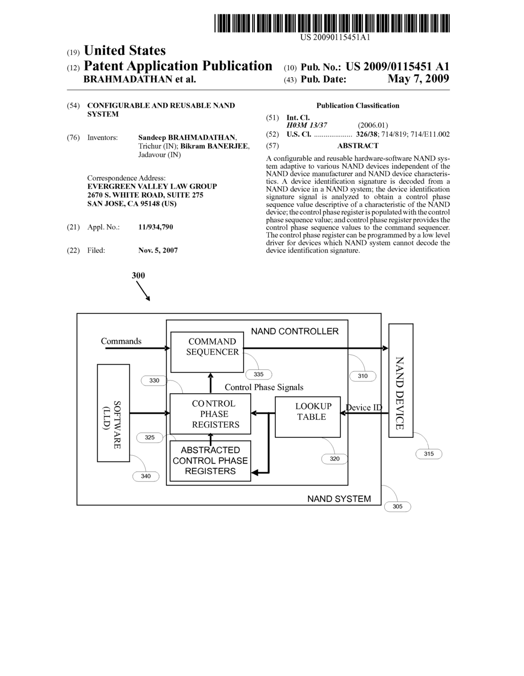 CONFIGURABLE AND REUSABLE NAND SYSTEM - diagram, schematic, and image 01