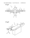 Device for measuring the width and/or the position of a metal strip or slab diagram and image