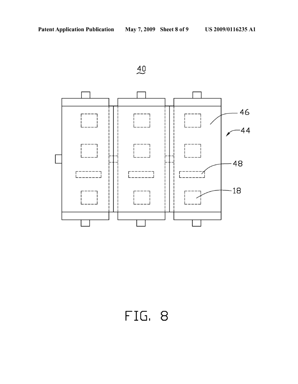 SEMICONDUCTOR SOLID-STATE LIGHT-SOURCE MODULE AND ASSEMBLY HAVING THE SAME - diagram, schematic, and image 09