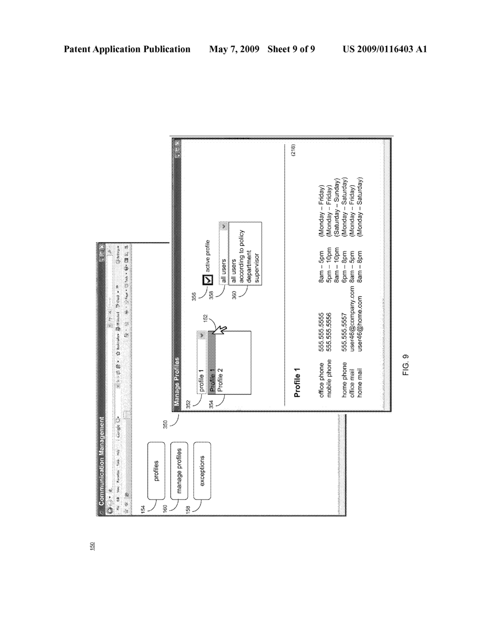 SYSTEM AND METHOD FOR COMMUNICATION MANAGEMENT - diagram, schematic, and image 10