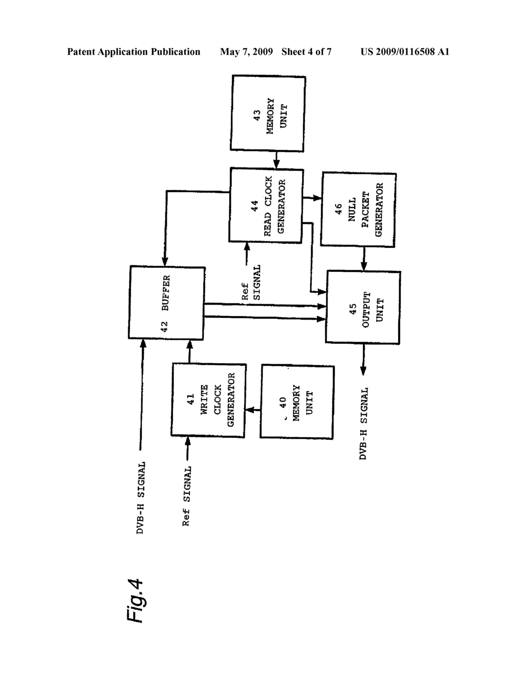 APPARATUS FOR AND METHOD OF CONVERTING BIT RATE OF DVB-H SIGNAL - diagram, schematic, and image 05