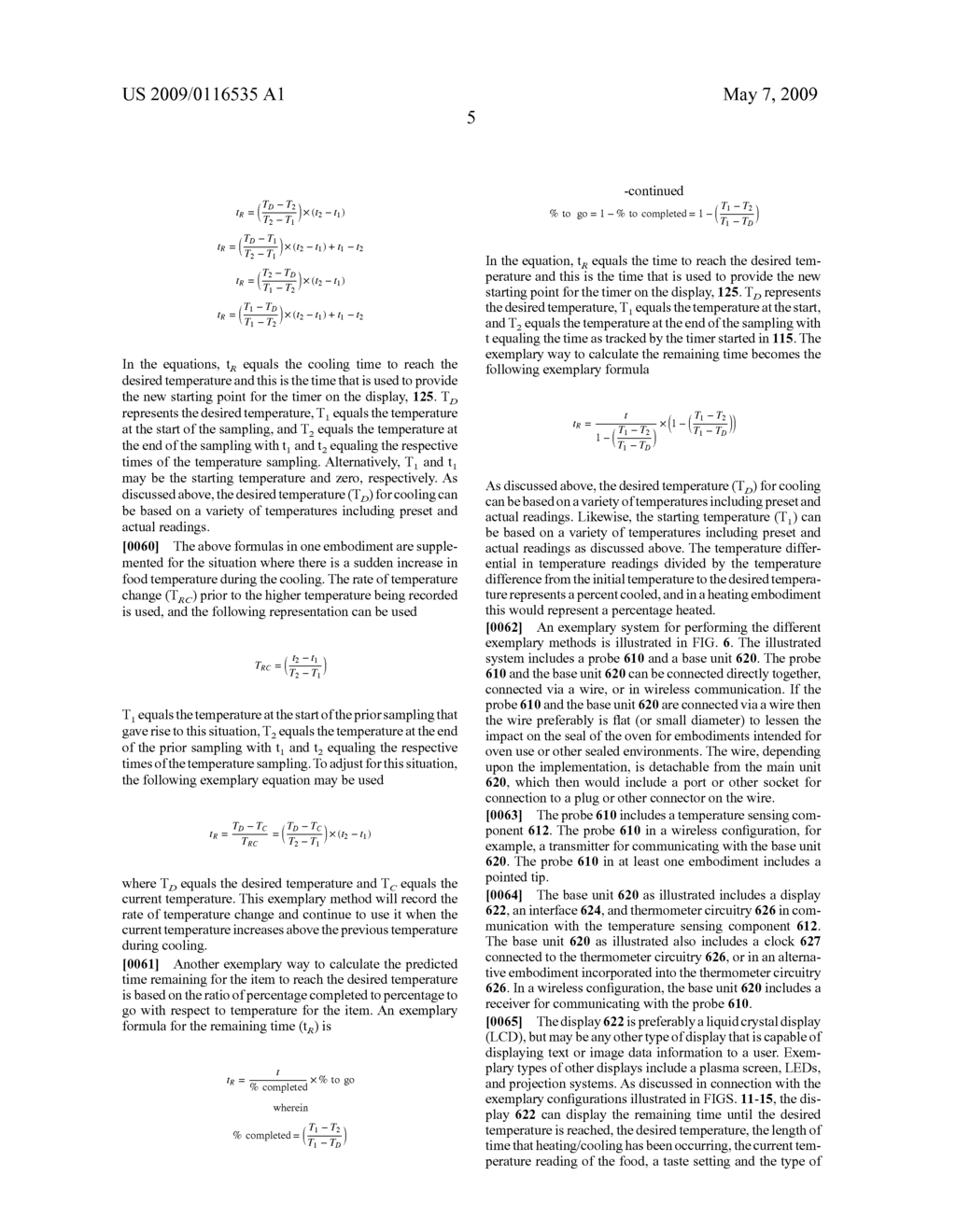 Apparatus and Method Determining the Amount of Time until a Desired Temperature is Reached - diagram, schematic, and image 18