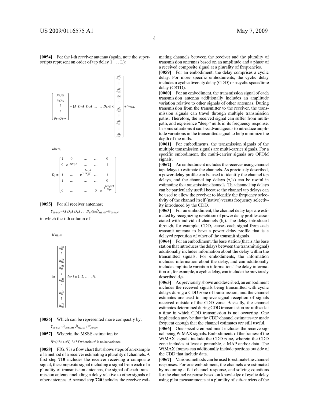 Method of a receiver estimating a plurality of channels - diagram, schematic, and image 14