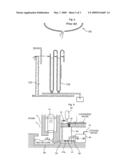 Passive cooling and arresting device for molten core material diagram and image