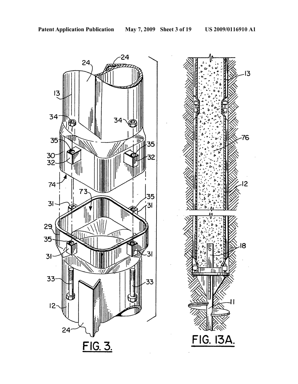 Piling apparatus and method of installation - diagram, schematic, and image 04