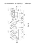 BiCMOS Performance Enhancement by Mechanical Uniaxial Strain and Methods of Manufacture diagram and image