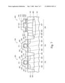 BiCMOS Performance Enhancement by Mechanical Uniaxial Strain and Methods of Manufacture diagram and image