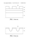 METHOD FOR PREPARING A RECESSED TRANSISTOR STRUCTURE diagram and image