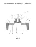 Semiconductor device fabricated by selective epitaxial growth method diagram and image