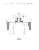 Semiconductor device fabricated by selective epitaxial growth method diagram and image